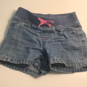 Girls soft jean shorts